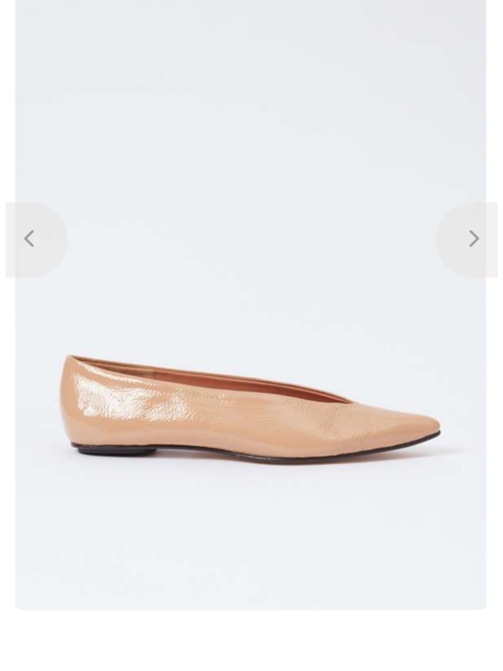 NIB - Rachel Comey - Nude Everleigh Pointed Toe Ballet Flats sz 8 - Picture 4 of 7